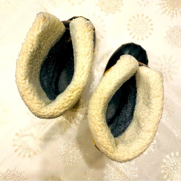 Sorel NC1959-373 Waterproof Black Tan Winter Snow Boots Kid size 13 US.    WH - Picture 8 of 9